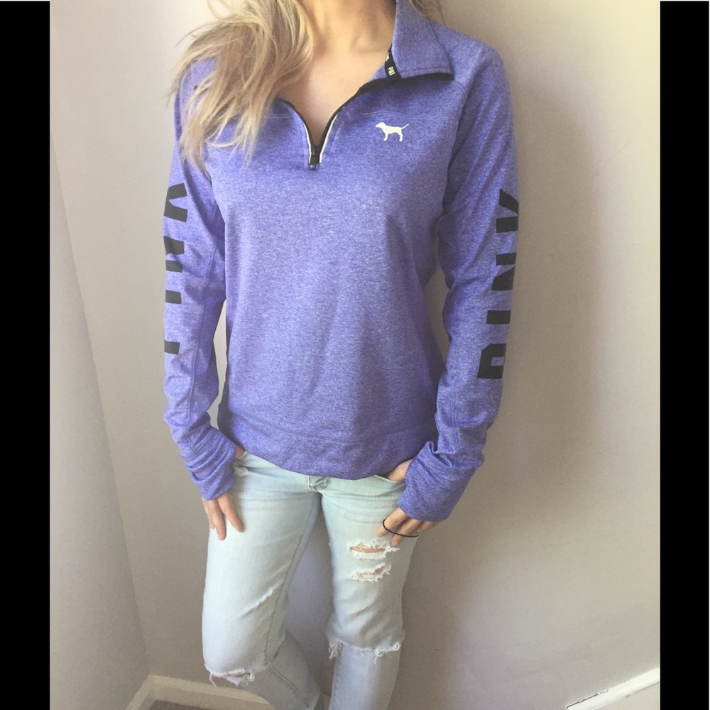 Victoria’s Secret Pink Quarter ZIP with Thumbholes